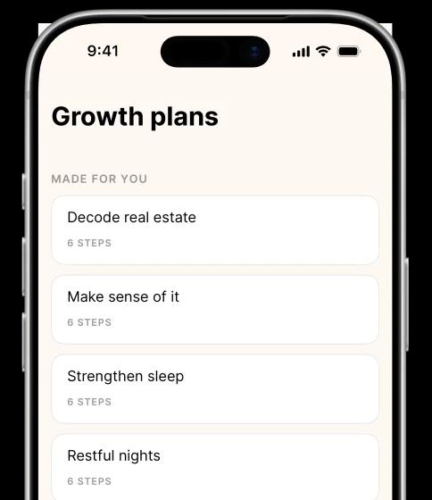 A plan built around the habit you want
