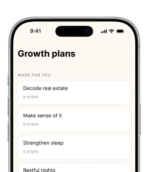 A plan built around the habit you want