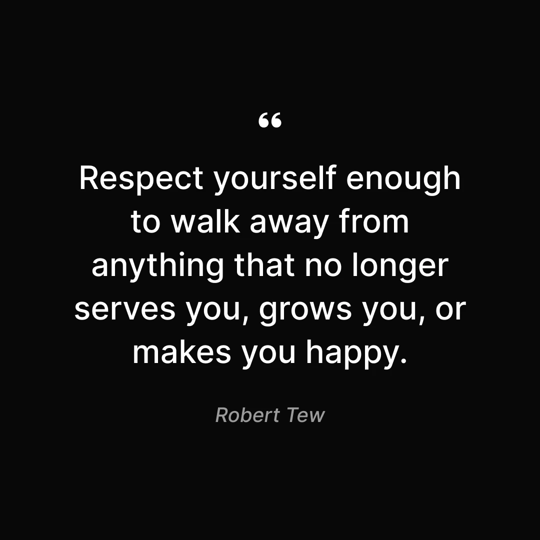 toxic behavior quotes robert tew quote