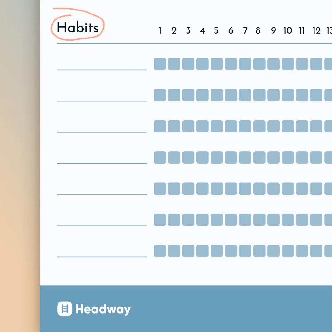 Free daily habit tracker printable