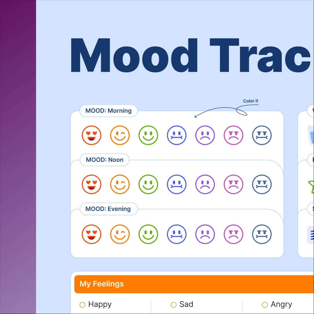 free printable mood tracker
