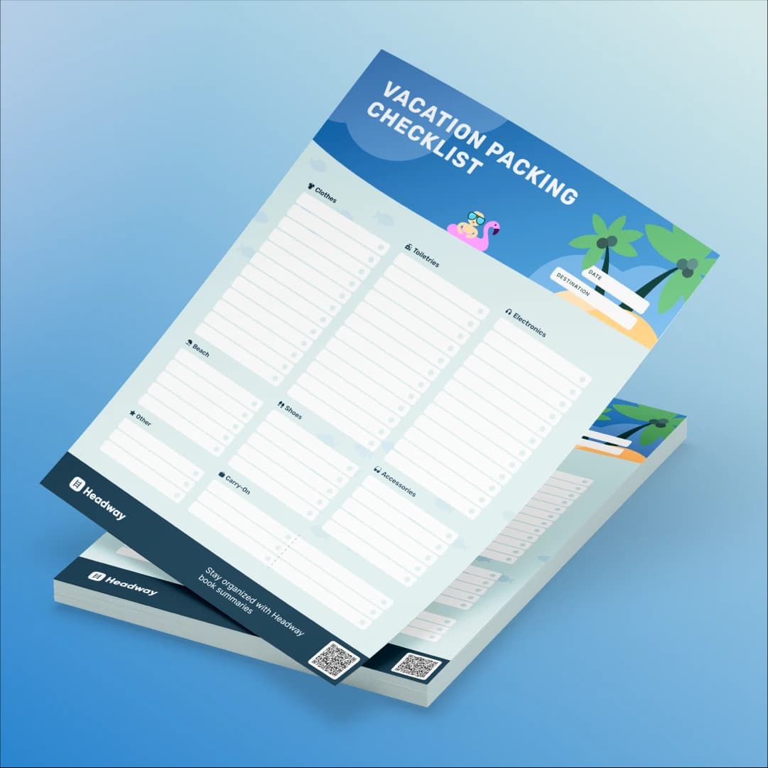 Vacation Packing Checklist Printable