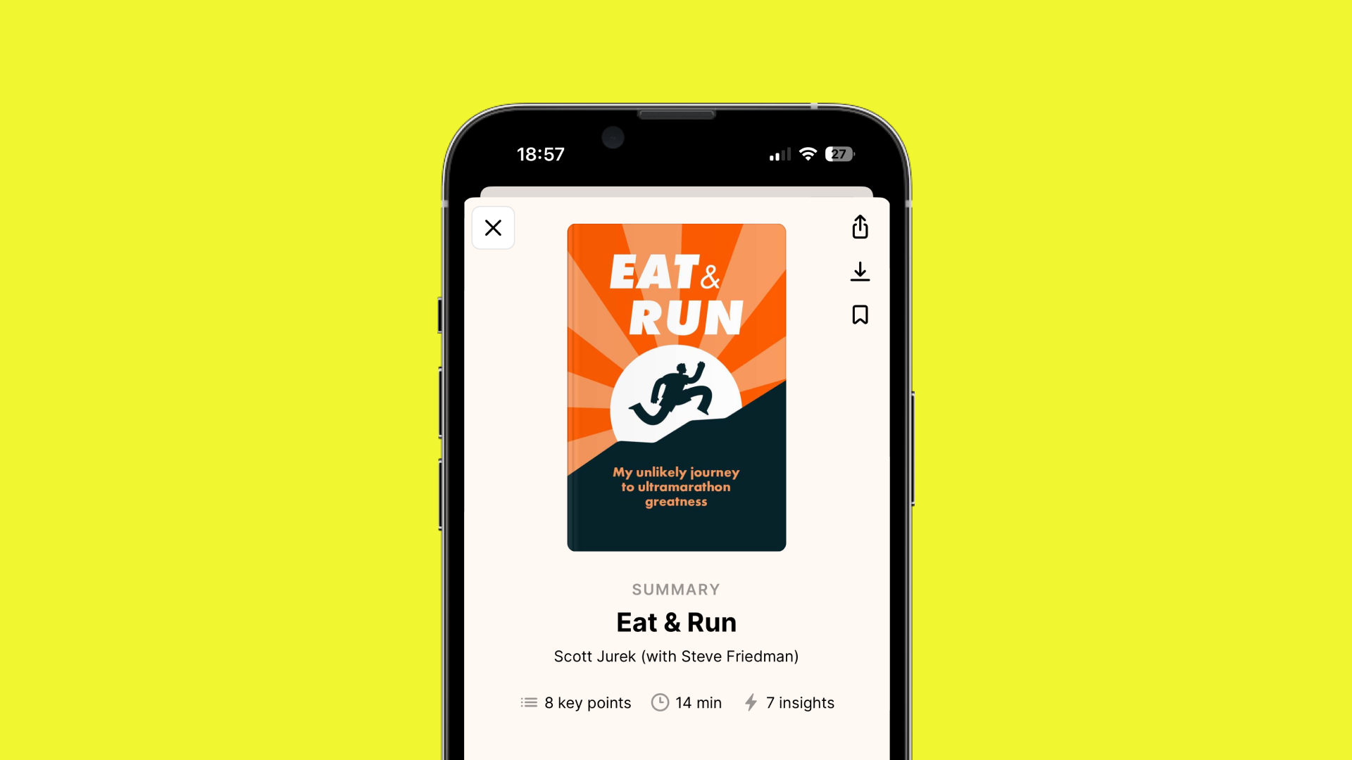 Scott Jurek's Eat & Run: My Unlikely Journey to Ultramarathon Greatness
