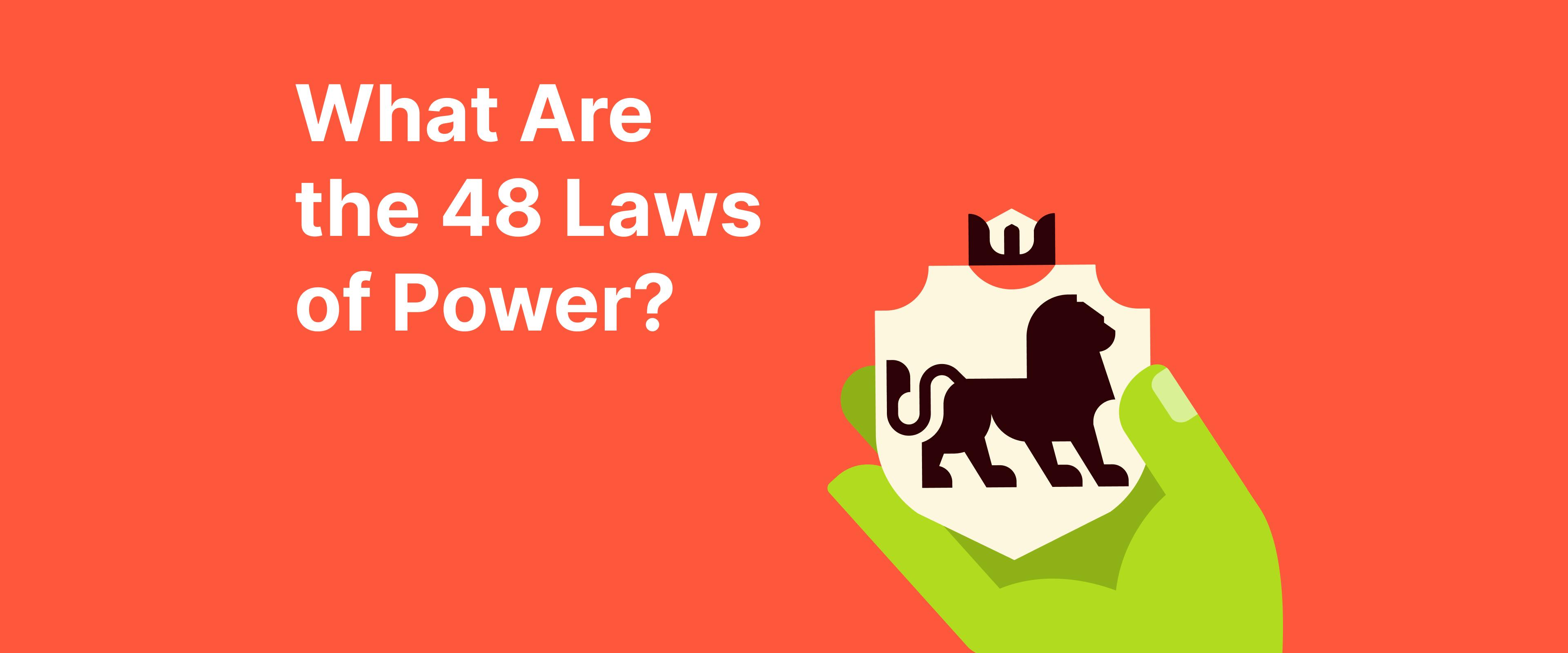 48 Laws of Power | Poster