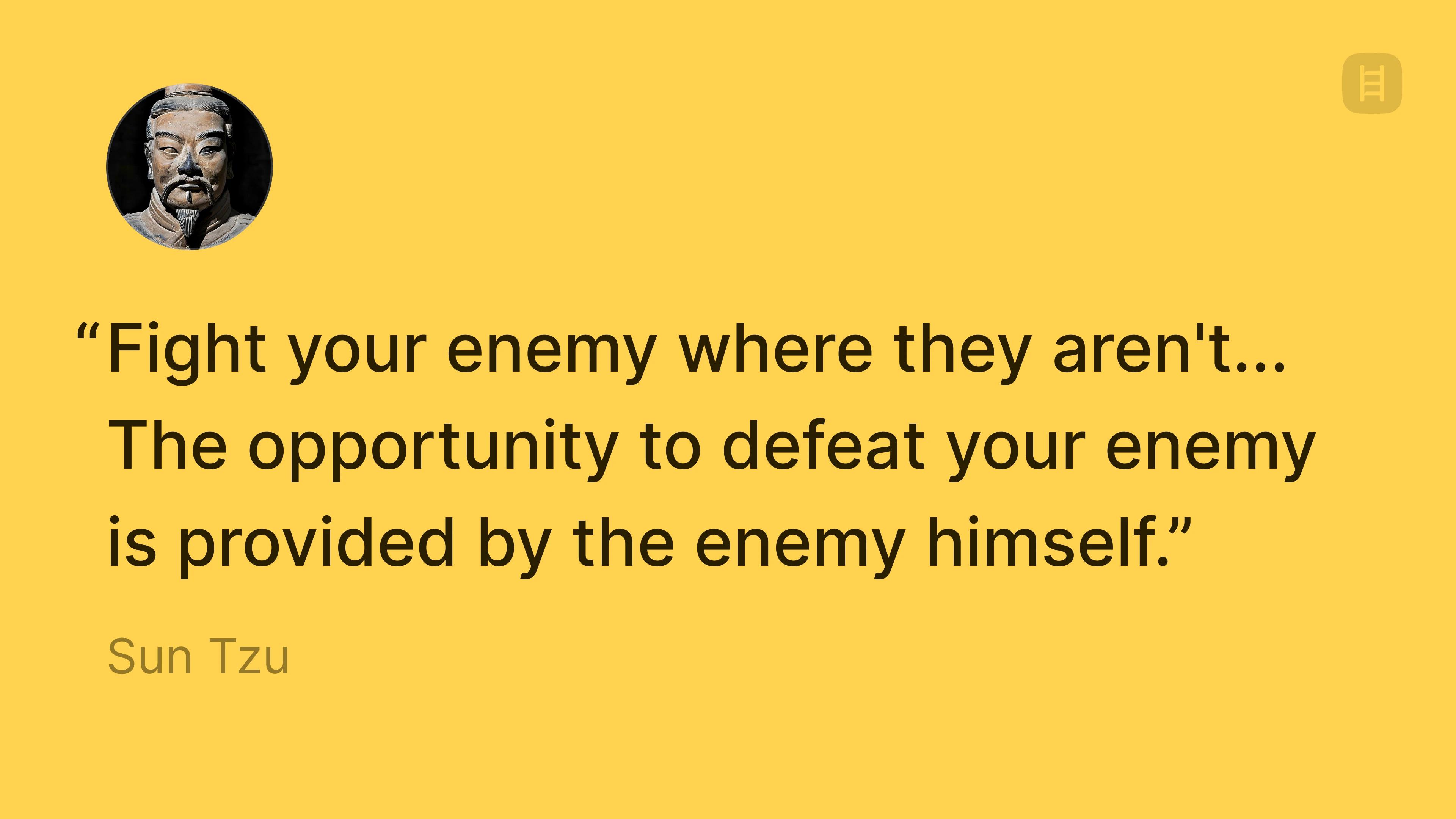 Sun Tzu quote