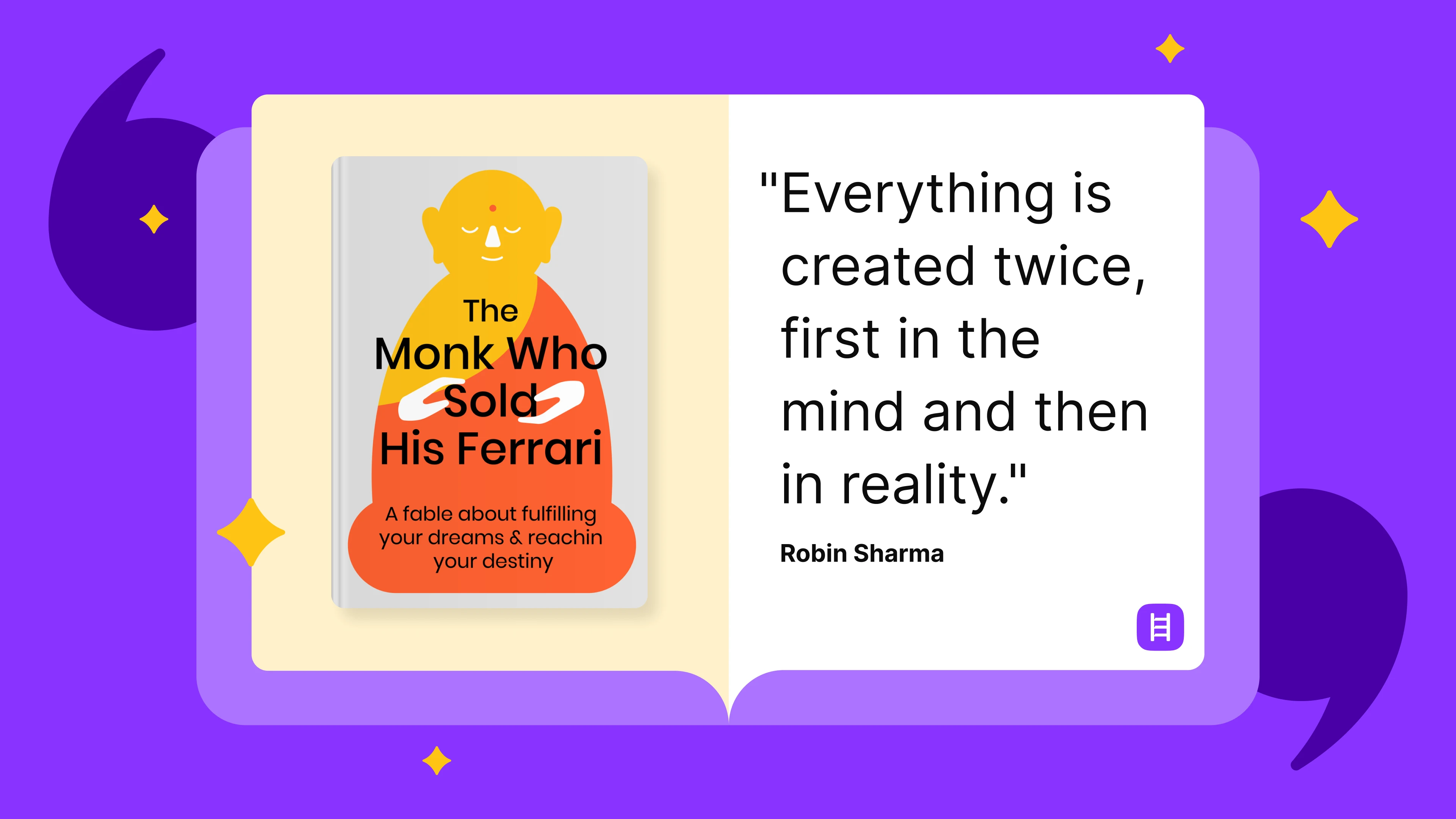 quote from The Monk who sold his ferrari