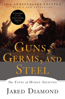 books like sapiens_guns, germs, and steel