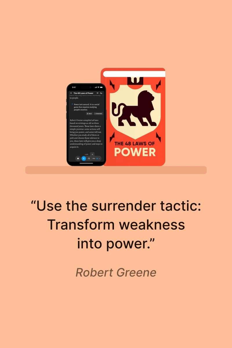 greene-48-laws-surrender-tactic-quote