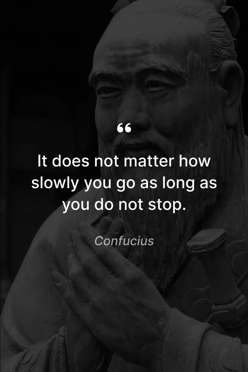 source of pride - Confucius