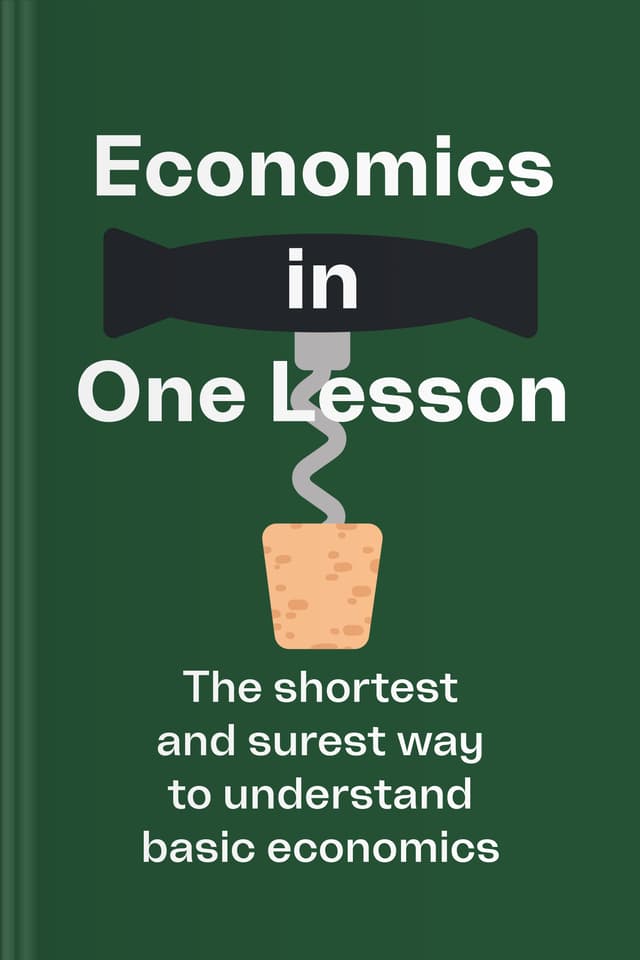 Economics in One Lesson