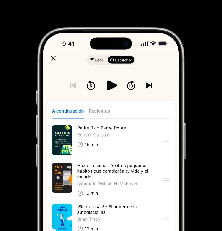 Mejor app de resúmenes de libros — app que resume libros para aprender rápido y crecimiento personal, Headway