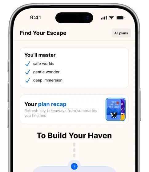 A recovery plan built around where you are now