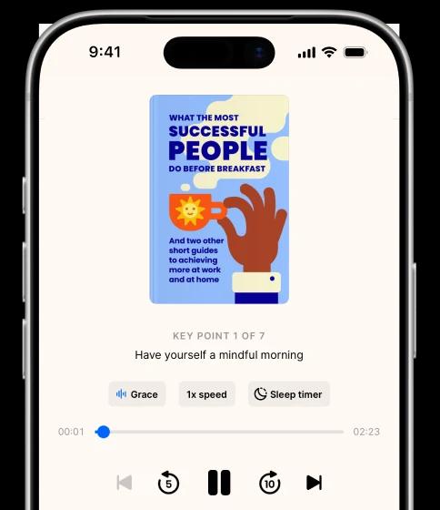 Audio and text summaries to fit your commute