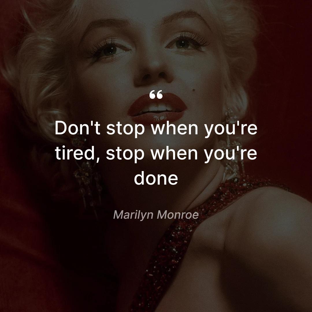 friday inspirational quotes - marilyn monroe