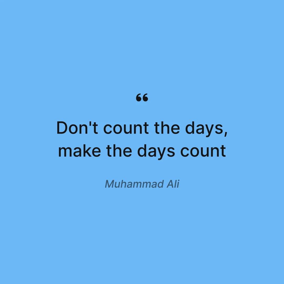inspirational morning quotes -  muhammad ali