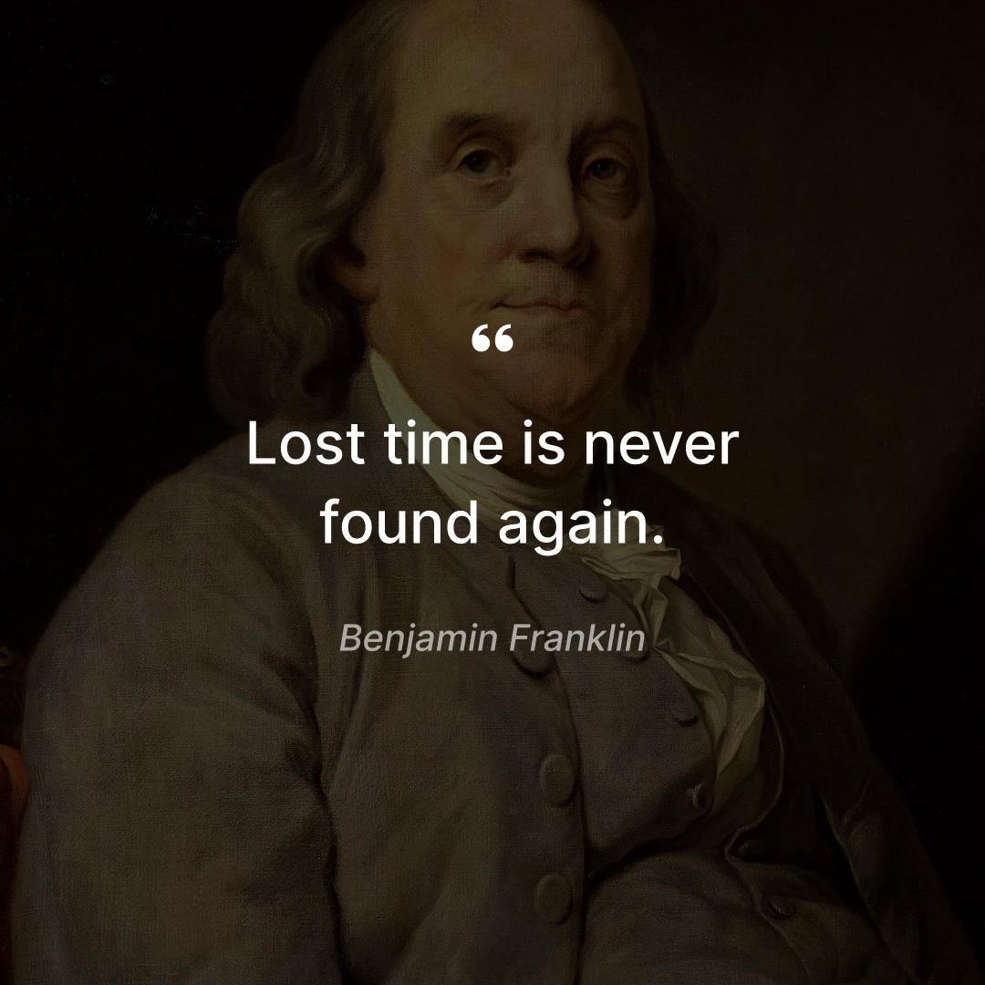 funny motivational quotes for work - benjamin franklin quote