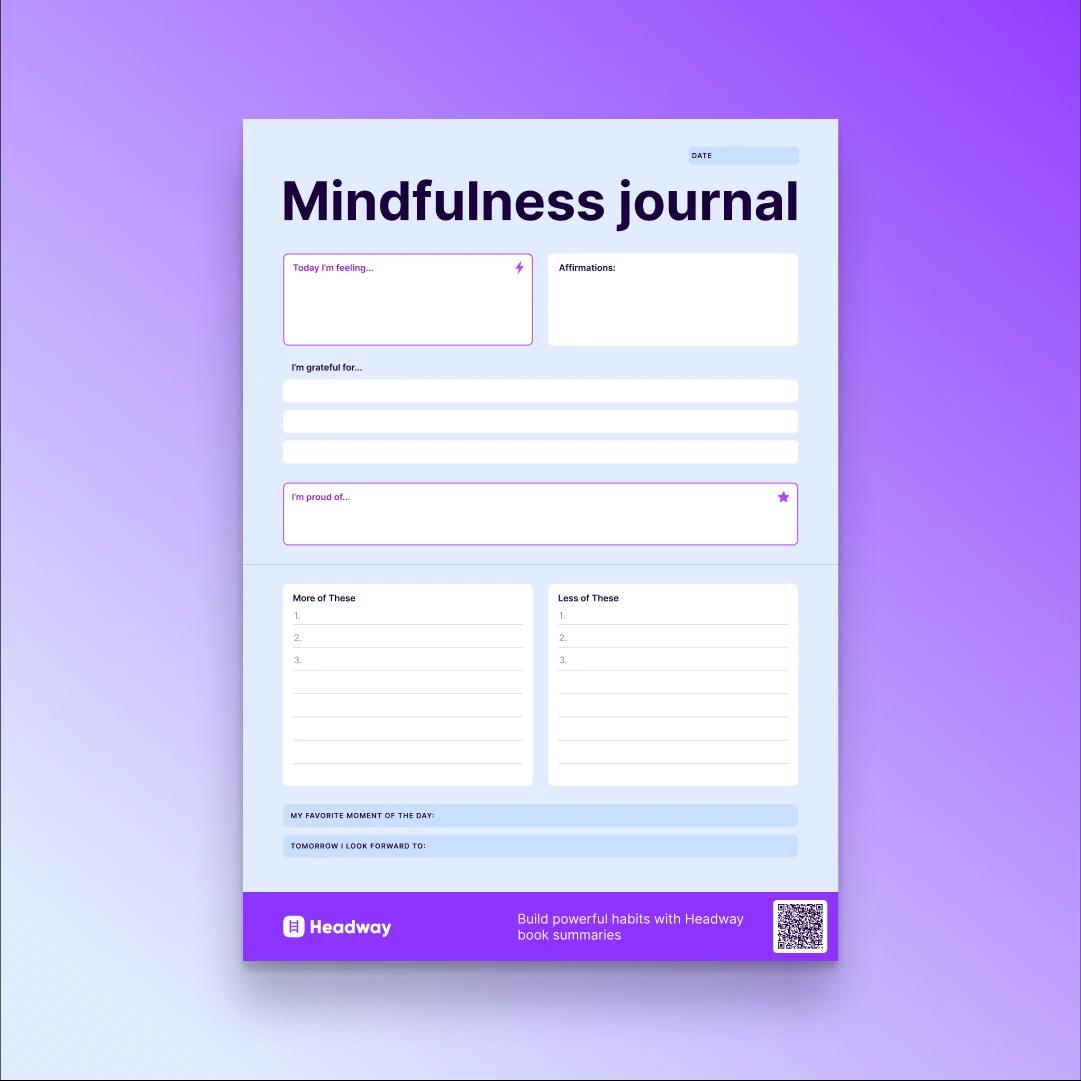Mindfulness Journal Free Printable Easy 5 Minute Habit For A Peaceful Mindfulness Journal Free Printable Easy 5 Minute Habit For A Peaceful