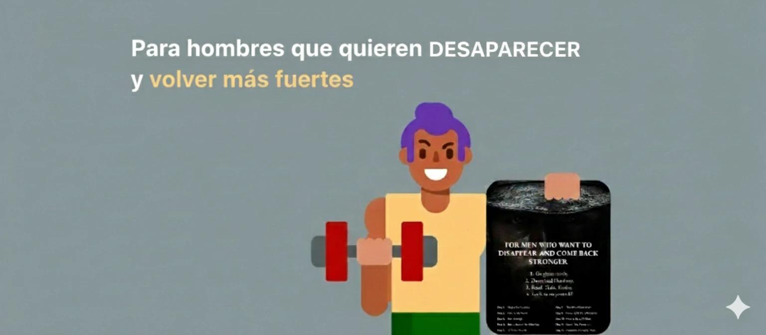 Para hombres que quieren desaparecer y volver más fuertes Headway