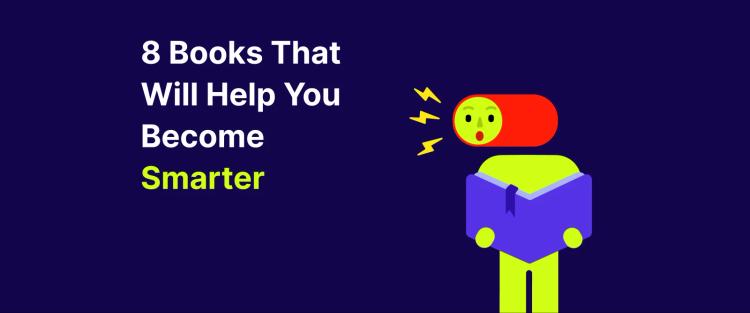 A man holds a book to help you become smarter imitating a switcher 1x