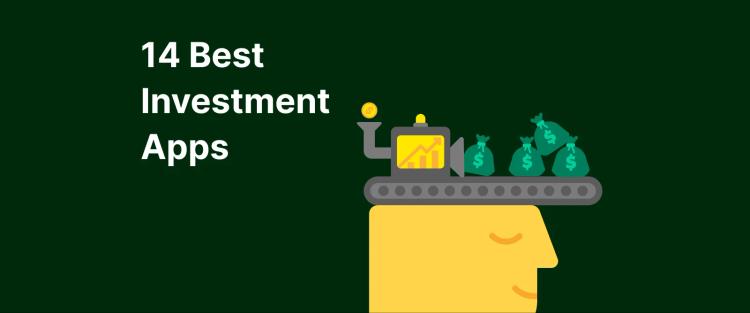 Illustration of a human head with a conveyor belt carrying money bags and gold bars, representing best investment apps for beginners