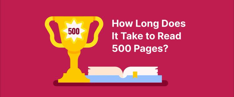 How Long Does It Take to Read 500 Pages A golden trophy with a smiling star emblem on the front, placed atop an open book