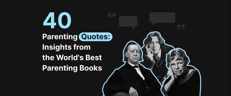 parenting quotes - Three grayscale portraits of Henry Ward Beecher, Margaret Mead, Oscar Wilde