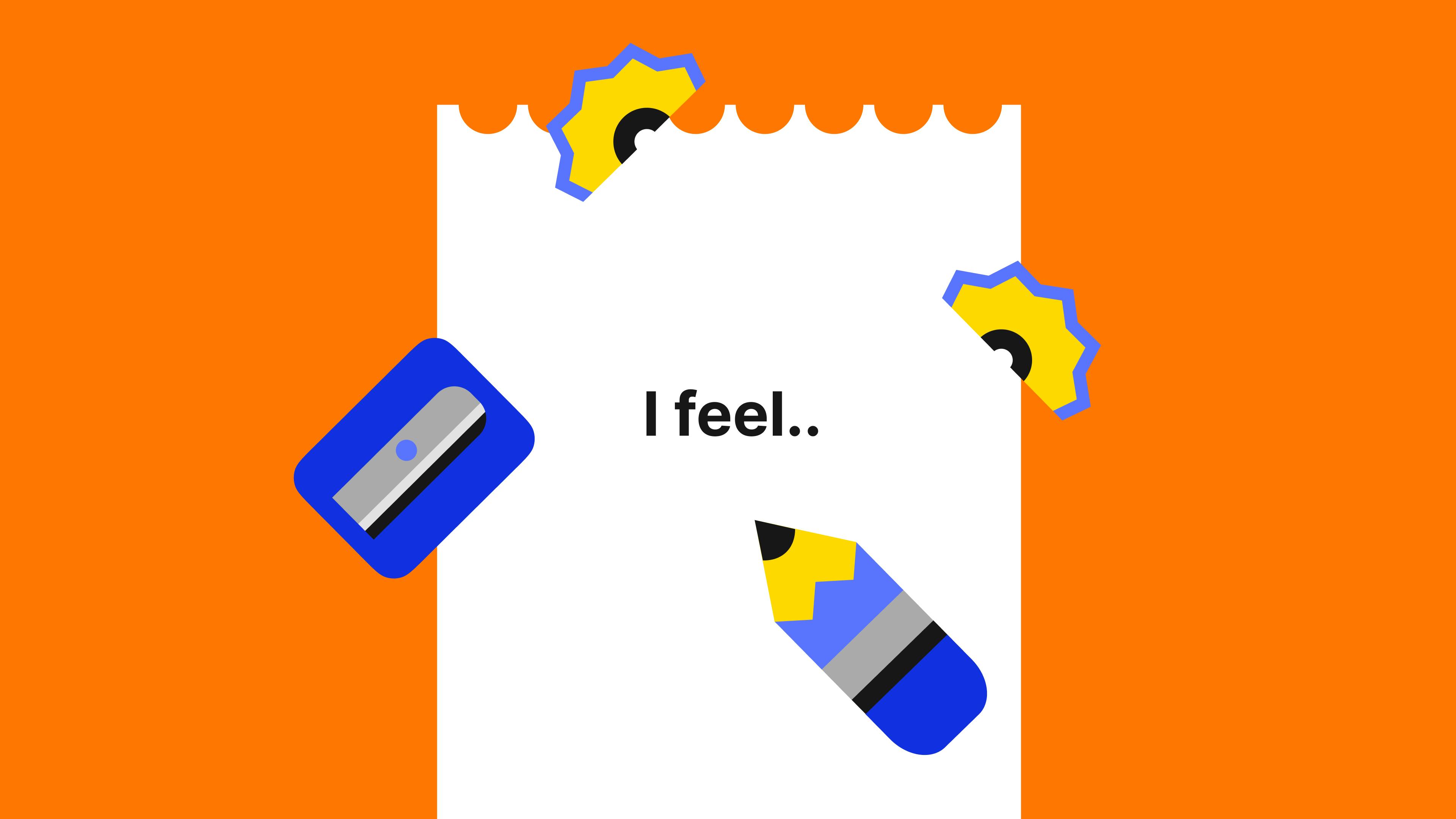 Write down your feelings - Headway App