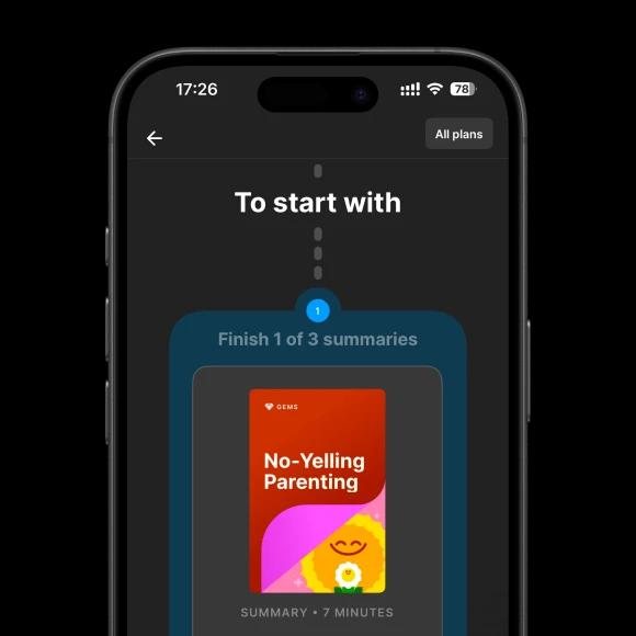 A phone mockup with no-yelling parenting book collection to not be a Mom I Feared_