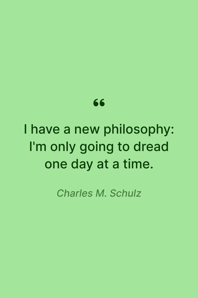 Charles M Schulz quote inspirational quotes