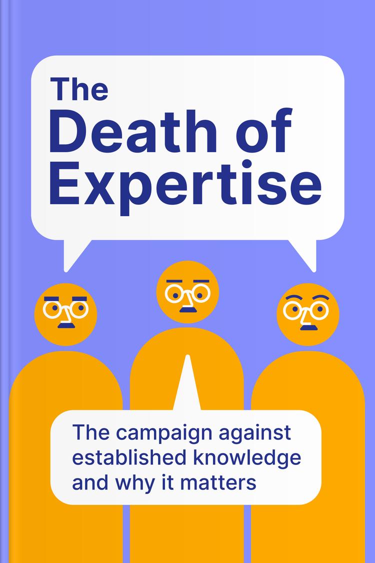 The Death of Expertise book